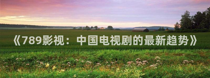 米奇七七七影院：《789影视：中国电视剧的最新趋势》